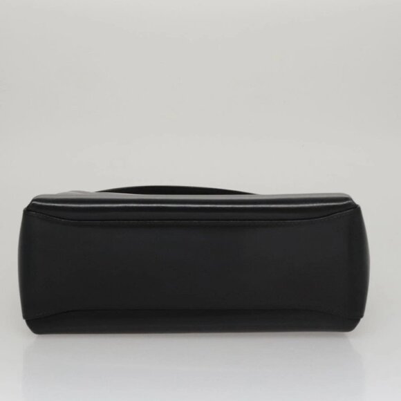 GUCCI Bamboo Hand Bag Enamel Black Auth ep7256 - Picture 7 of 16